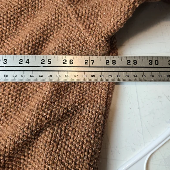 Nili Lotan Rich Brown Cable Knit Cardigan‎ - Picture 5 of 6